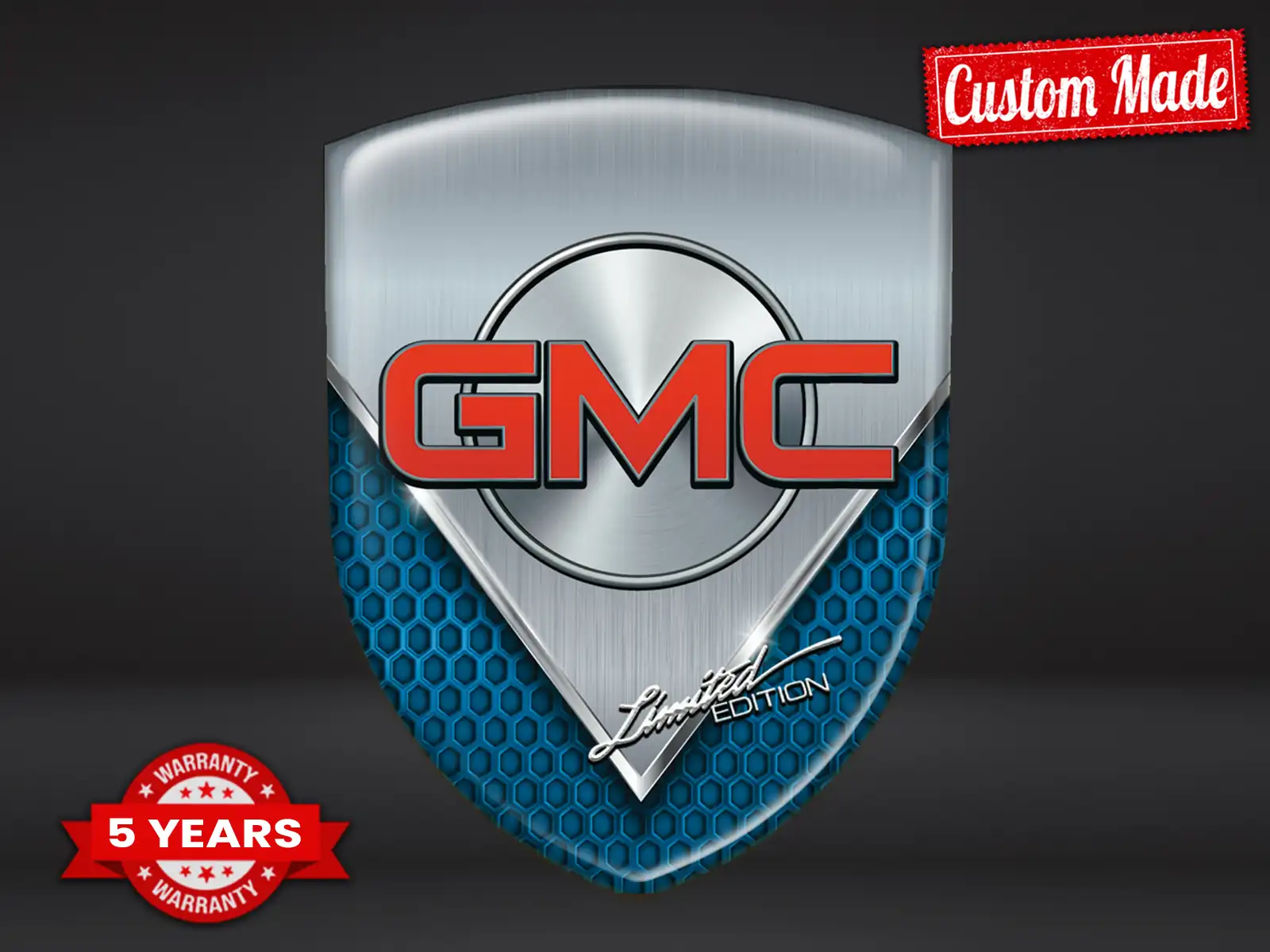 GMC Badge Automobilistici Pro Max Chic Prestazioni Durevoli